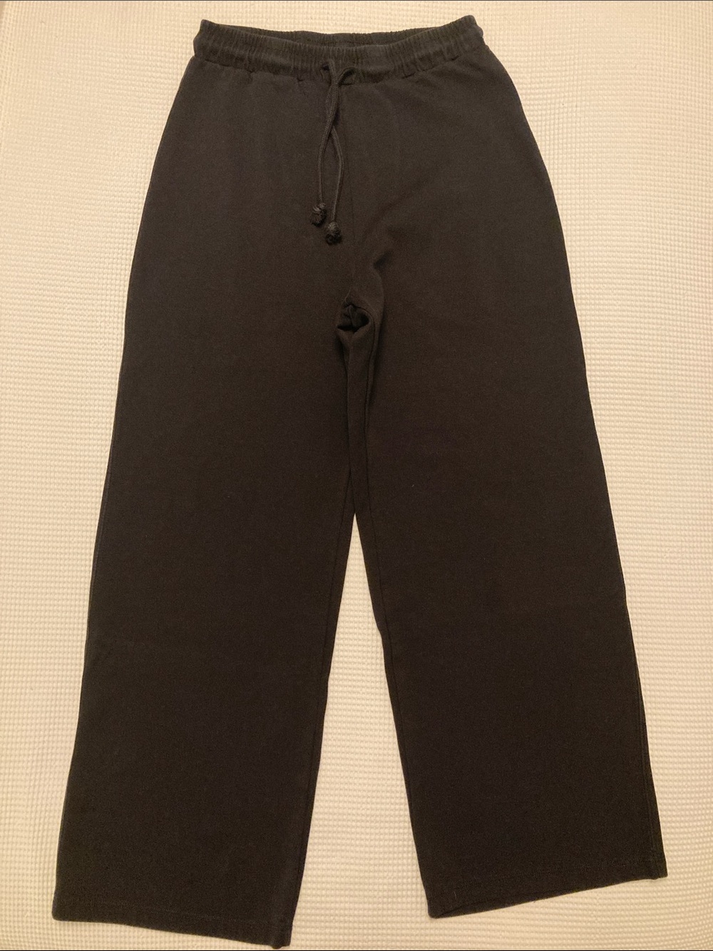 Zara Black Wide Leg Sweatpants
